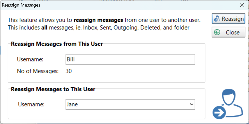 Reassign Messages