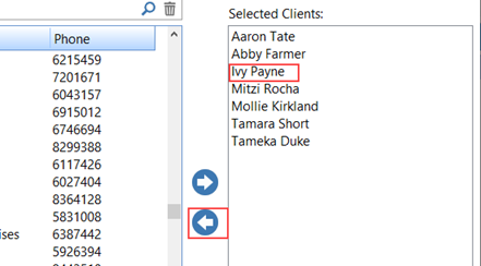 Concurrent Appointment Remove Client