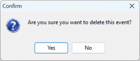Delete Event