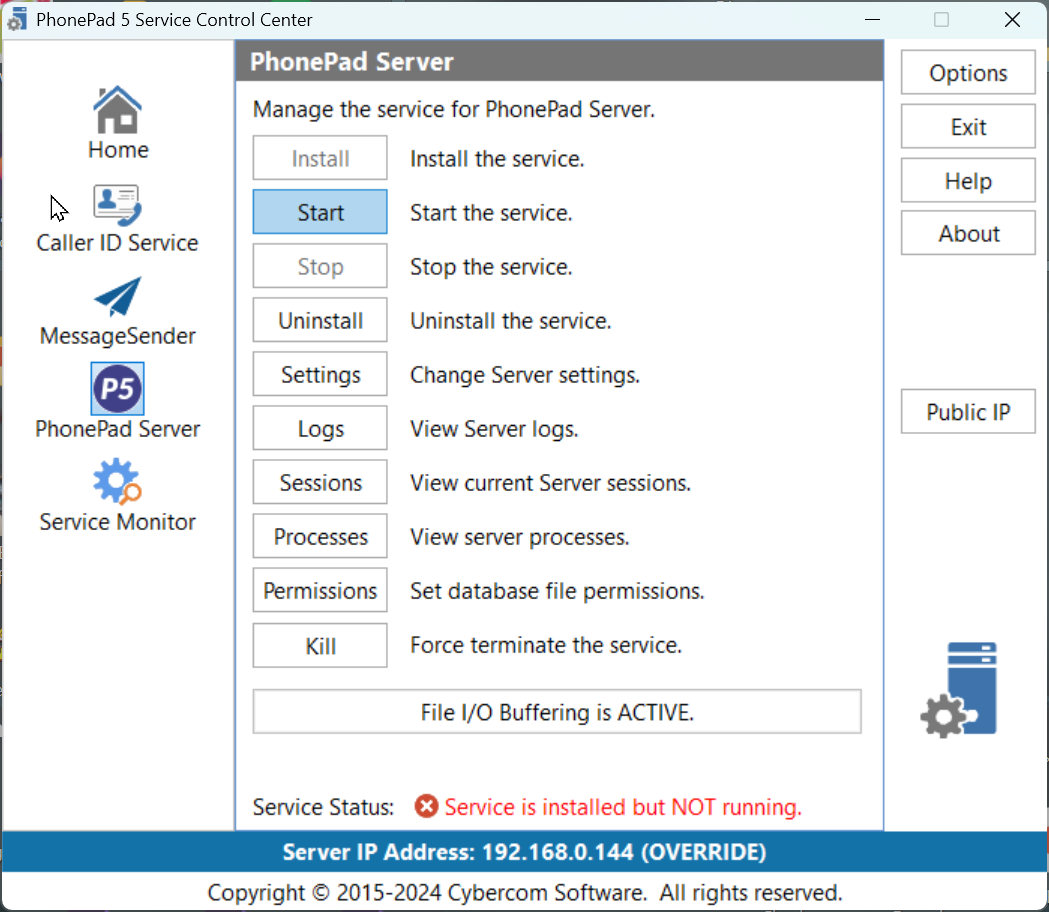 ControlCenterPhoneServerService