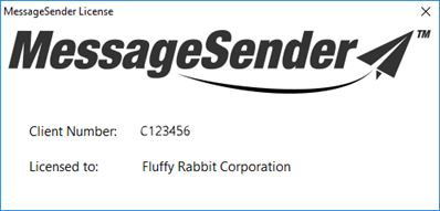 MessageSenderLicence