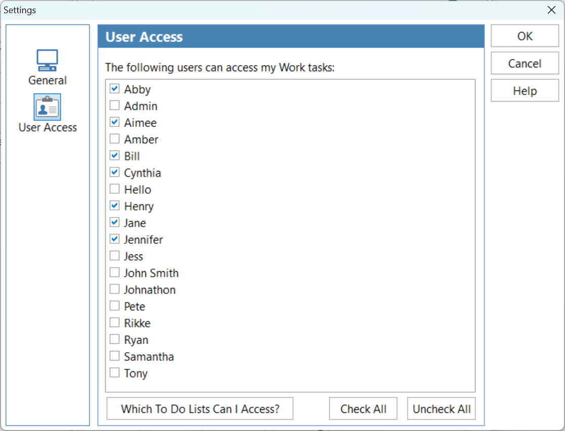 User Access